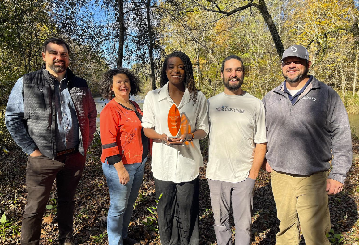 Image of Cahaba River Society receiving inSpire award