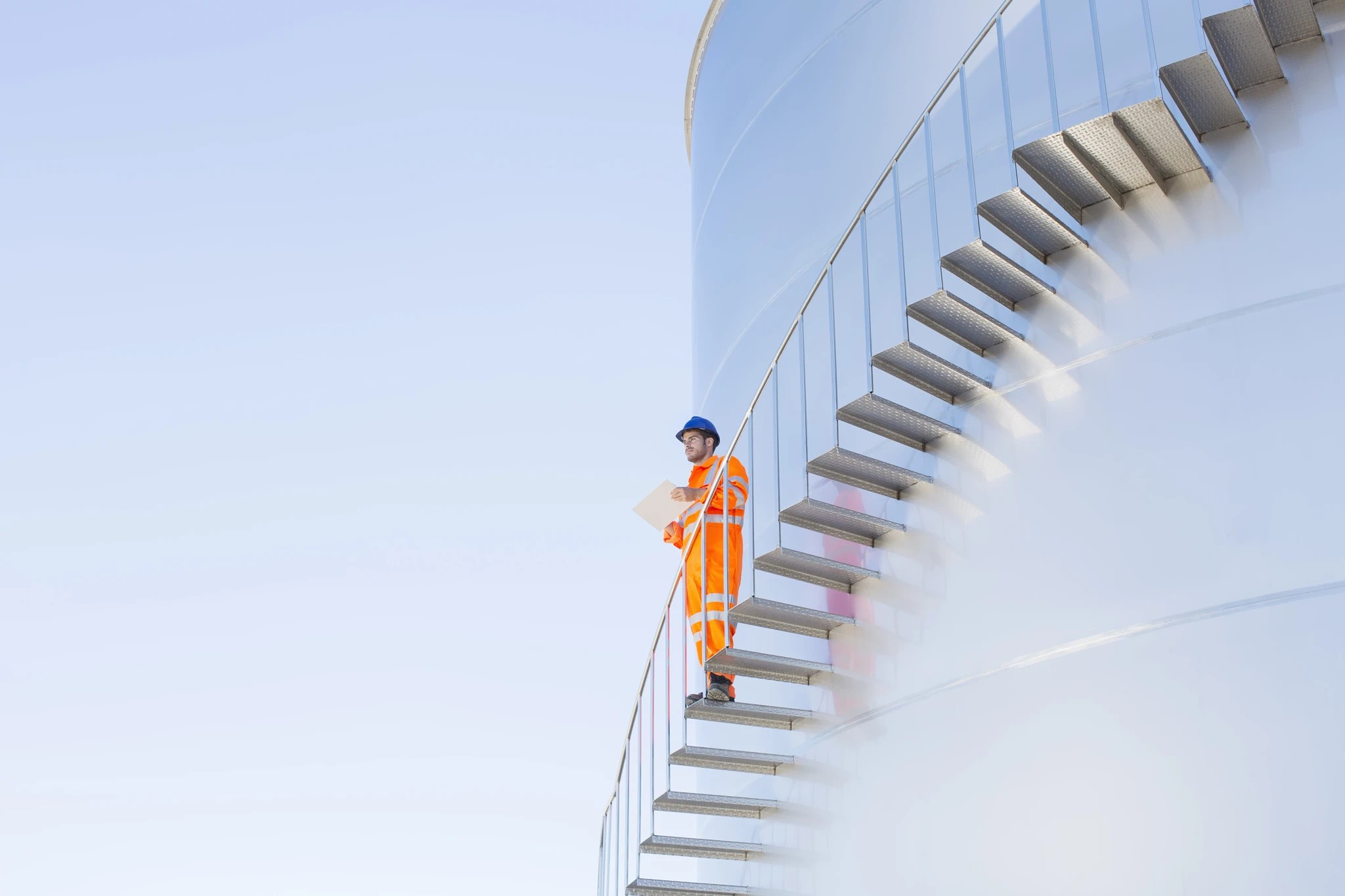 Image of natural gas worker