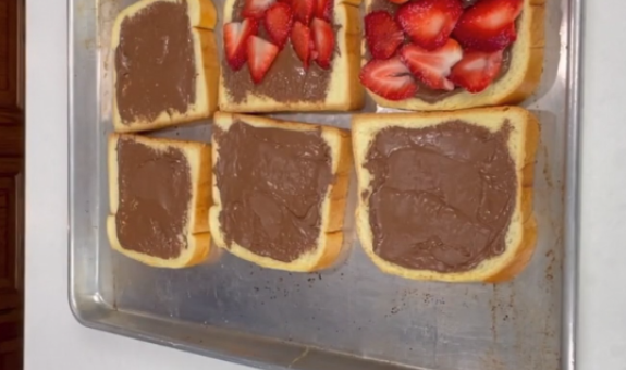 Image of nutella french toast